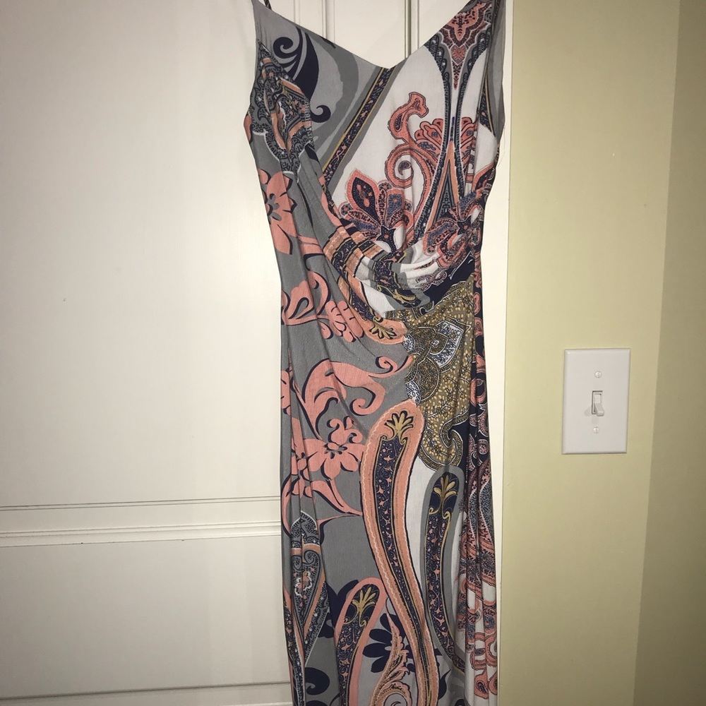 Strap midi dress